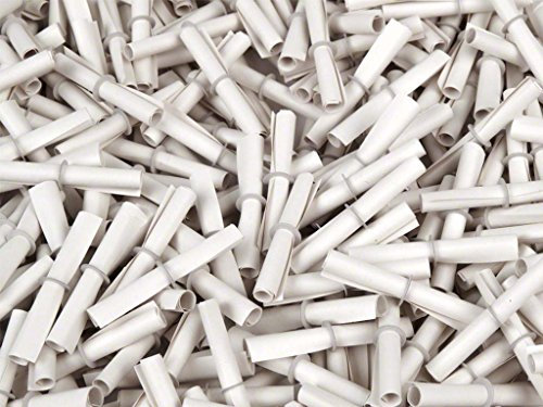 Röllchenlose weiss, 200 Nieten (2 x P/100)