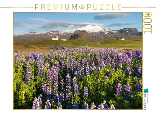 Puzzle · Ingjaldshólskirkja | DIe Ingjaldshólskirkja ist eine isländische Kirche auf der Halbinsel… · 1000 Teile · Lege-Größe 64 × 48 cm · CALVENDO Puzzle