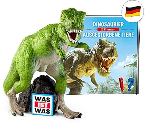 tonies Hörfiguren für Toniebox, was IST was – Dinosaurier/Ausgestorbene Tiere, Wissens-Hörspiel für Kinder ab 6 Jahren, Spielzeit ca. 70 Minuten