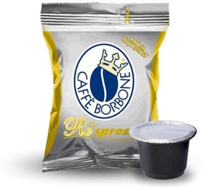 Caffè Borbone Respresso, Mélange Or - 1000 Capsules - Compatible avec les machines domestiques Nespresso®* (10 boîtes de 100)