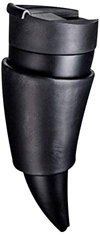 Taza del Viaje del café del Termo de la Forma de los Cuernos de la Cabra,Taza del Termo del Acero Inoxidable 230ml con la Correa
