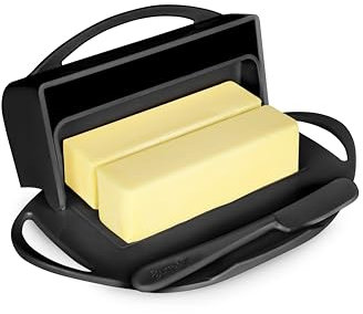 Butterie Flip Top Butter Dish for Kitchen Plate or Refrigerator, BPA Free