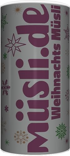 Weihnachtsmüsli | Für Ausdauersportler | Five Mills Bio Triathlon Müsli Vor-dem-Training | 1 x 580g | Die perfekte Power Mahlzeit vor Deinem Ausdauertraining