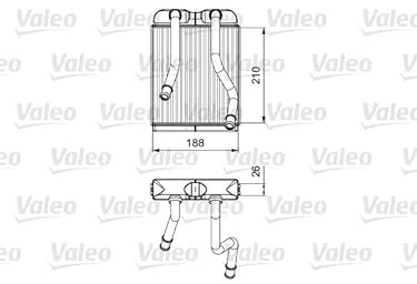 Valeo 811532 - Heat Exchanger, interior heating