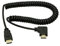 Cable HDMI Cerrxian de Ángulo Izquierdo, Chapado en Oro, en Espiral, Compatible Con 2K 4K (30 Hz), Retorno de Audio