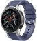 Dirrelo Bracelet Compatible avec Samsung Galaxy Watch 3 45mm/Galaxy Watch 46mm/Huawei GT 2 46mm, 22mm Souple Silicone Sport Remplacement pour Samsung Gear S3 Frontier, Hommes Femmes, Bleu Ardoise