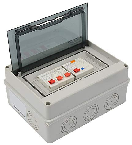 Consumer Unit Circuit Breaker 63A 30mA Rcd 3 Way Plastic | Plastic Enclosure, Garage Installation, IP65 Protection, Distribution Board, 3MCB Setup, 6A 16A 32A Breakers