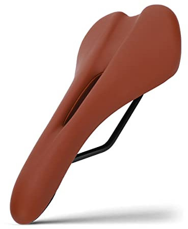 Ergonomisch Fahrrad Sattel,MTB Fahrradsitz Mountainbike Sattel mit Gepolsterter Memoryschaum,Wasserdicht PU Bequemer Bike Saddle für City Rennrad MTB Damen Herren Kinder