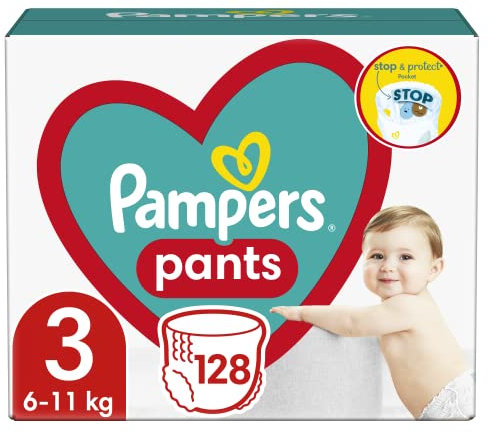 Pampers (Alte Version), Pants Boy/Girl 3 128 pc(s)