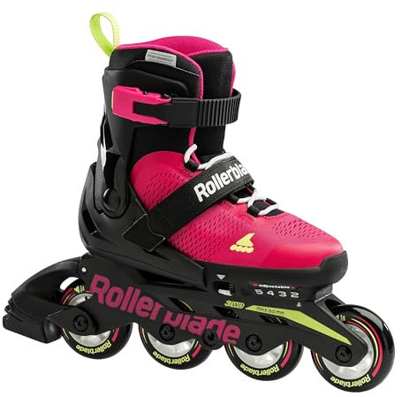 Rollerblade Microblade Inline-Skate, Rosa/Verde Chiaro, XX-Small