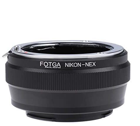 Fotga Objektivadapter-Konverter für Nikon AI AI-S F-Mount-Objektiv an Sony spiegellose DSLR-Kamera NEX-7 NEX-F3 A6000 A6100 A6300 A6600 A7 A7R A7S II III IV A9 II A7C A1 ZV-E10