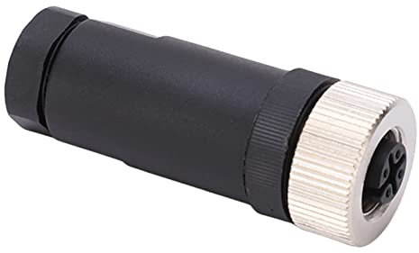 Stecker für NMEA 2000 vor Ort Installierbar, ABS + Metall Stecker für N2K vor Ort Installierbar Stecker für NMEA 2000 N2K vor Ort Installierbar Stecker Außengewinde M12 Buchse 5-polig für Lowrance Net