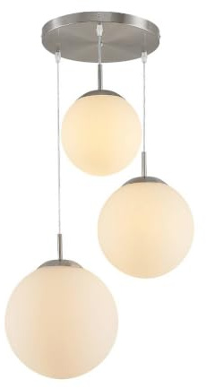 Lindby Ceiling Light Heleska dimmable (Modern) in White Made of Metal for e.g. Living Room & Dining (3 Light Sources, E27) from Pendant Lighting lamp Hanging Ceiling