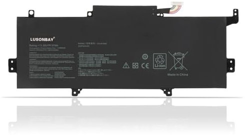 LUSONBAY C31N1602 Laptop Akku für Asus ZenBook U3000U UX330U UX330UA-1A UX330UA-1B UX330UA-AH54 AH55 AH5Q FC148R FC071T FC321R FC093T FC065T FC082T FC079T FC059T FB089T FB308R FB287T FB259R FB276T