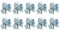 sourcing map 10Pcs Mini Fuel Line Pipe Hose Clamp Clip, Adjustable 6-8mm(0.24-0.31) Fuel Injection Line Style Hose Clamp, Zinc Plated Pipe Hose Clip Tube Clamps