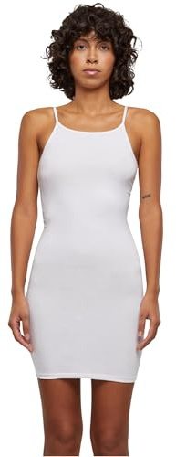 Urban Classics Damen Kleid Ladies Stretch Jersey Slim Dress, Sommerkleid mit Spaghettiträgern für Frauen, Größen XS - 5XL