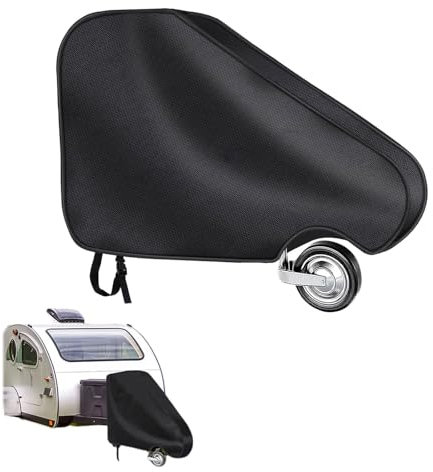 Cubierta universal para remolque de caravana en gran acabado, cubierta protectora para barras de remolque para automóviles, caravanas y camiones, cubierta universal, adecuada para caravanas, remolques