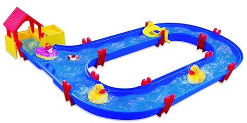 Trendi Aqua Water Play Set- Fishing & Water Game | Girls & Boys | 46 & 35 PCS Indoor/Outdoor Early Education Activities | Accessories Fun, Backyard, Lawn, Pool Waterway Toy (Water Game)