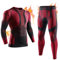 GarBull Thermounterwäsche Herren Skiunterwäsche Warme Thermo Unterwäsche Set, Atmungsaktiv Schnelltrocknend Thermowäsche Sport Thermounterhose für Männer