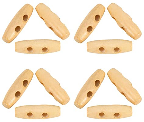 Holzknöpfe, Löcher, Knebelverschluss, Olivenholz, Schnalle, 50 Stück, 30 Mm, Duffle Lumber Lot für Stücke, Hartholz, Holz, Brennholz, Knöpfe