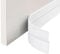 EXTSUD 2 Pack Adhesive Under Door Sweep Weather Stripping Soundproof Rubber Bottom Seal Strip Draft Stopper Draught Excluder, 39 Length x 2 Width