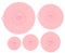 Delaman Lot de 5 couvercles en silicone haute flexibilité, doux, unique, sans danger, résistants à la chaleur, réutilisables, pour micro-ondes, bols, casseroles, poêles (rose)
