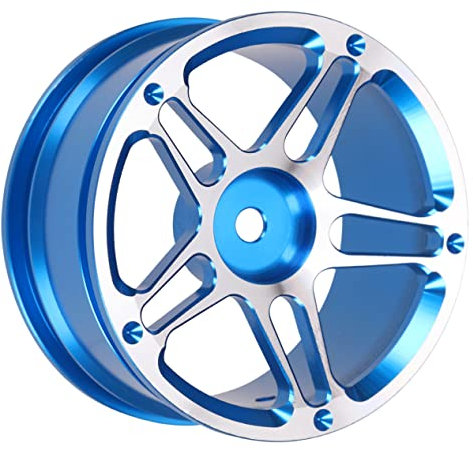 TOYANDONA 1,9 Zoll Rc Crawler Metallnabe 4 Stück Blau 1:10 Drift Autozubehör Für Offroad Modellfahrzeuge