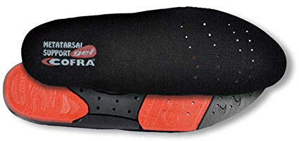 Cofra SO-MET-00.N46 METATARSAL SUPPORT Antistatisches Metatarsal-Gel-Fußbett, Größe 46