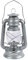 Redwood - Metal Paraffin Hurricane Lantern - 30cm - Silver