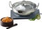 Vinod Stainless Steel Kadai with Glass Lid - 20cm, 1.7L | Extra Thick SAS Bottom | Ideal for Deep Frying, Stir-Frying & Curries | Safe, Comfortable Grip | Induction Friendly Wok – Silver