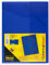 Idena 213371 - Sammelmappe mit Gummizug für DIN A4, aus Polypropylen, transluzent blau, 1 Stück