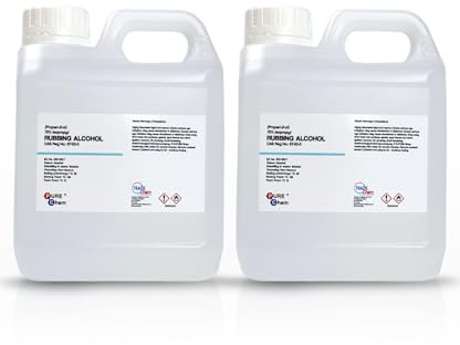 Isopropyl Alcohol, 70% Rubbing Alcohol 2x1L | 70% isopropyl alcohol, Rubbing alcohol solution, Versatile cleaning solvent, For compatible surfaces