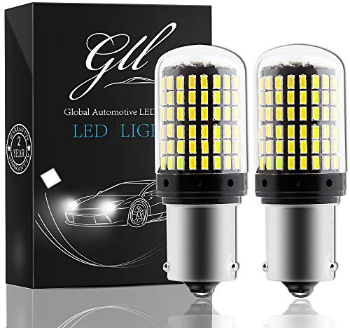 GLL 1156 BA15S LED Bulbs 12V P21W 382 Car Brake Light Bulbs 1200LM for Car Brake Lights Turn Lights Reverse Lights Tail Lights 【Non-Canbus】