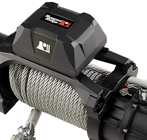 Rugged Ridge 15100.07 Trekker Seilwinde 4,5 kg Kabel IP68 Wasserdicht Kabelfernbedienung