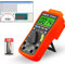 Digital Multimeter,Advanced Multimeter mit 4000 Counts,True RMS,Temperaturmessung, Hintergrundbeleuchtung,AC/DC Spannungsmesser Tester für Strom,Widerstand,Kapazität,Batteriemessung (blau)