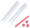 LaceDaisy DIY Long Tube Mousse Dessert Moule Tube de Silicone Moule pour la Fabrication de savons Moule à Bougie Fait à la Main Bougie, Décoration Gâteau Outil,Cuisine Artisanat Décorations
