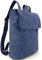 - Elegant Rucksack für Damen & Mädchen – City Daypack aus Optik Leder – klein Schulrucksack Backpack (Navy)