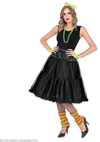 W WIDMANN MILANO Party Fashion - Tüll Petticoat Damen | Ca. 65 cm langer Unterrock für Kleider und Kostüme, Karneval, Rockabilly-, 50er Jahre Mottoparty