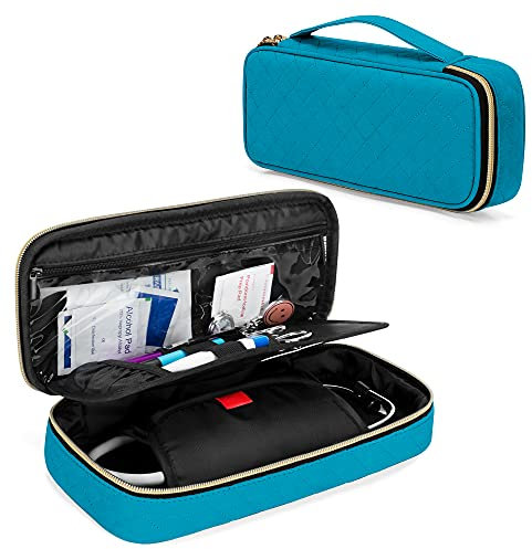 Damero Stethoskop Tasche, Stethoskop Hülle Aufbewahrungstasche für 3M Littmann/Omron/ADC Stethoskope mit Tasche für Krankenschwester Zubehör, Grün