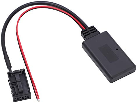 Aramox Auto Bluetooth AUX Modul für Agila CD 70 Navi, 23cm Bluetooth AUX IN Adapter Modul 12Pin Wireless Schwarz Ersatz