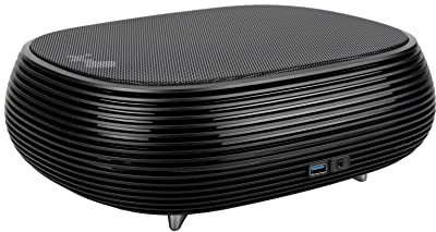 in Win B1 Mesh Mini-ITX Châssis avec Bloc d'alimentation 200 W 80+Gold avec Couvercle supérieur en Maille, Noir