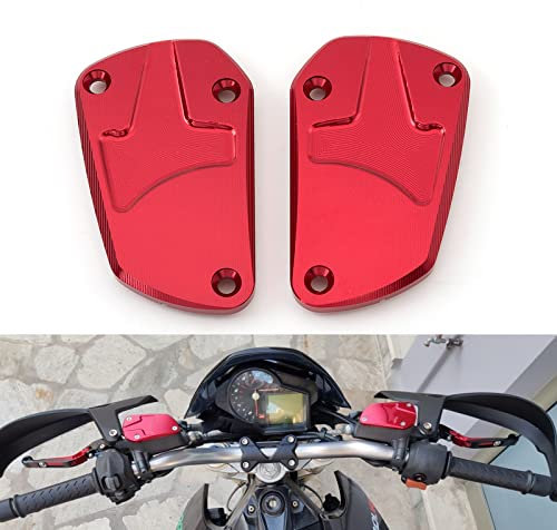 Vorderer Motorrad-Brems- und Kupplungsflüssigkeitsbehälter, Tankdeckel, kompatibel mit SHIVER/GT/SHIVER 900 07-20, DORSODURO 750 900 08-20, CALIFORNIA AUDACE ELDORADO MGX21 2015-2020