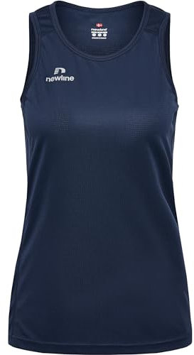 newline Women's Athletic Running Singlet T-Shirt, Schwarze IRIS, XL