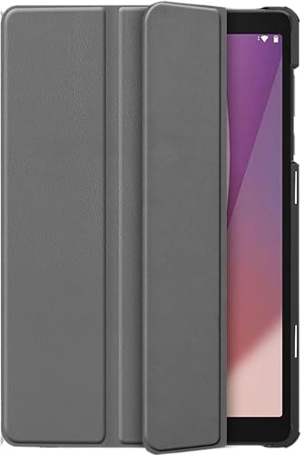 Tablet-Hülle geeignet für Lenovo Tab M8 (4th Gen) - Trifold Bookcase - Grau