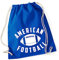 Huuraa Tasche American Football Ball Geschenk 12 Liter Bright Royal Baumwolle American Football Mitbringsel