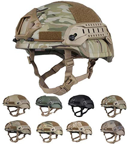 Elite Tribe ACH Mich 2002 Helm Spezial Aktion Version Militär Kampf Helm (Dark Earth)