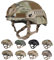 Elite Tribe ACH Mich 2002 Helm Spezial Aktion Version Militär Kampf Helm (Dark Earth)