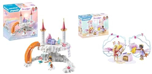 PLAYMOBIL Princess Magic 71360 Himmlische Babywolke & Princess Magic 71362 Himmlische Pyjamaparty