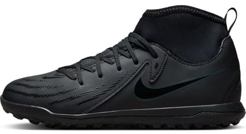 Nike JR Phantom Luna II Club TF, Sneaker, Black/Black-Deep Jungle, 35 EU