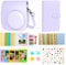 Instant Mini 12 Accessories Kit Compatible with Fujifilm Instax Mini 12,Include Mini 12 Case+Photo Album & Frames+DIY Sticker+Wall Hanging Frame+Filters (Lilac Purple)